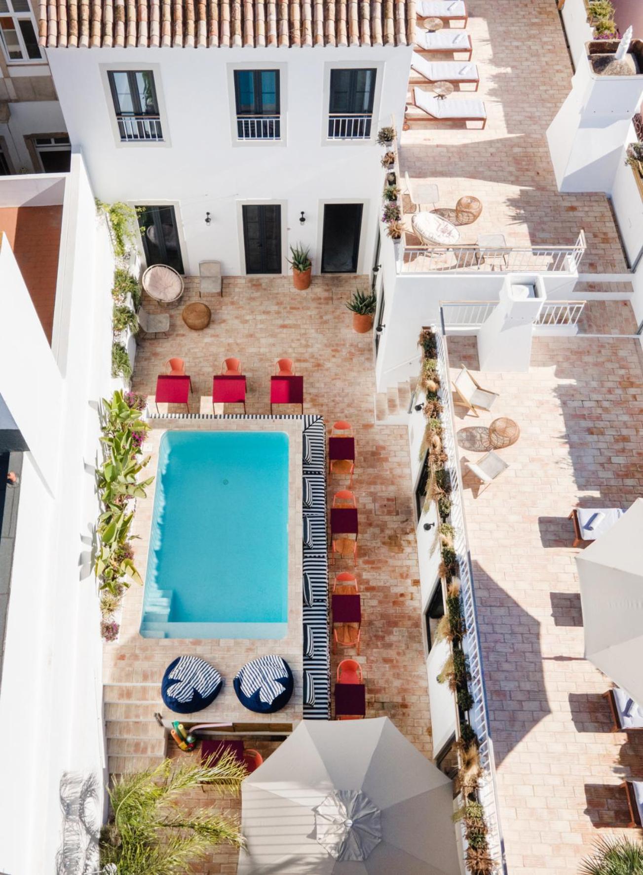 Casa Rosa Villa With Pool In Olhao Centre Luaran gambar